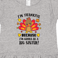 thumbnail image 4 of Inktastic Thanksgiving I'm Thankful Because I'm Gonna Be a Big Sister Girls Toddler Dress, 4 of 5