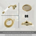thumbnail image 4 of Brass Golden Rainfall Shower Head Rose Gold Handheld Shower Bathroom Replace Rain Showerhead Antique Brass Showerhead Accessory, 4 of 6