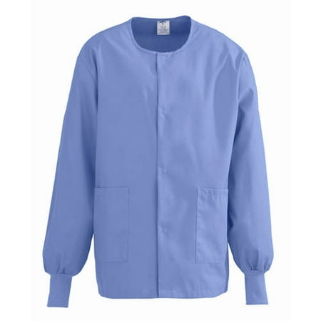 

ComfortEase Unisex Snap-Front Warm-Up Scrub Jacket