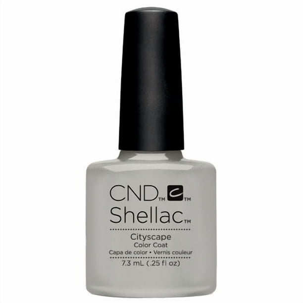 Esmalte de Uñas en Gel CND Shellac Color Gris/Plateado 0.25 fl oz