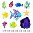 thumbnail image 5 of HOOJOJO The Rainbow Fish Felt Story Set, Ocean Animal & Scale Felt, Preschool Social Emotional Learning Aid for Kids Ages 3+, 5 of 10