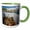 Green/White, variant on 3drose, Prince Edward Island, Victoria. Lobster Catch, Fishing-cn09 Dbr0006 - Dave Bartruff, 11oz Two-tone Black Mug