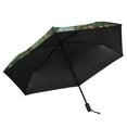 thumbnail image 5 of Starry Sky House Tree Moon Compact Sun Umbrella Windproof Travel Umbrellas for Rain Strong Portable UV Protection, 5 of 8