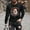 Black, variant on Merry Christmas Gnome Shirt for Men Long Sleeve Animal Printing Graphic Christmas Pajamas Holiday Top T-Shirt-White S