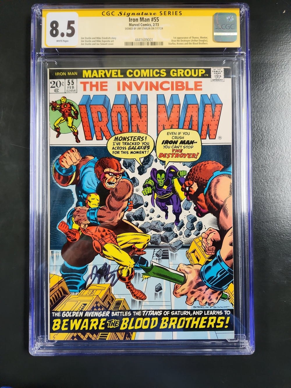 Iron Man #55 - CGC 8.5 Comic Book