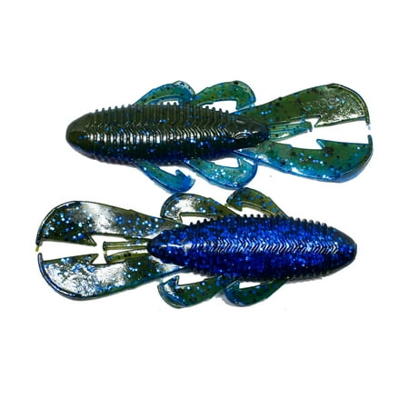 UPC: 0842424109415 | Googan Bandito Bug 4   Okeechobee Craw 7pk Soft Plastic Fishing Lure