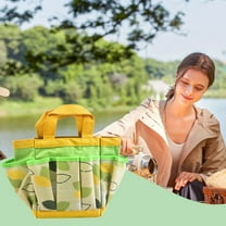 PBAZIH Gardening Tote Bag, Garden Tool Organizer, Sturdy Reusable Storage, Multi-Pocket Utility Bag, Versatile Tool Carrier for Flowers and Plants, Eco-Friendly Garden Supplies