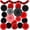 Black Red, variant on Fiesta Party Decorations, Multicolored Paper Pompoms Fan Garlands for Mexican Party Cinco De Mayo Luau Event Birthday Holi Decorations Colorful Rainbow Party Supplies