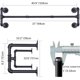 thumbnail image 3 of Estante de Roca, Perchero de Pared para Roca Perchero Industrial, Barra Desmontable, Barra Multiusos para Colgar en el Armario, Balcón, Baño, 3 of 4