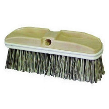 Boardwalk Polystyrene Vehicle Brush w/Vinyl Bumper, 2 1/2" Brush, 10" Handle