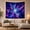 Cosmic Starburst, variant on Cosmic Starburst in Swirling Nebula, Energetic Psychedelic for Space Lovers, Celestial Wall Art Decor, Housewarming Gift, Tapestry Wall Hanging for Bedroom and Dorm