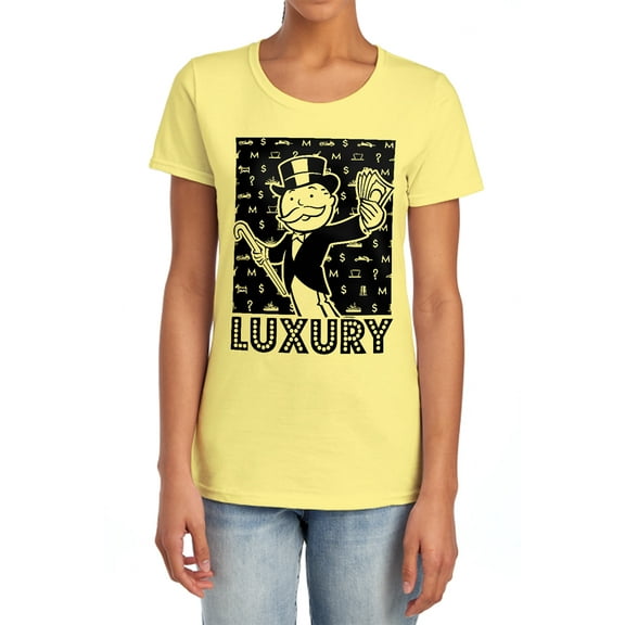 Monopoly Luxury Women's T Shirt, Banana, Medium