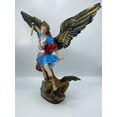 thumbnail image 6 of The Faith Gift Shop Saint Michael The Archangel Navy And Gold Wings Collection Resin Material Perfect Gift to Family Members to show Love and Faith, 6 of 10