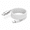 White Apple-style connector, variant on Magnetic Cable Organizer, Braided Charging Cord with Snap-On Magnetic Storage, Tangle-Free Portable Cable Compatible with Multiple Devices