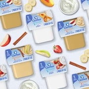 (2 pack) Gerber 2nd Foods Fruit & Cereal Puree Favorites Baby Food, Variety Pack, 4 oz Tubs (32 Pack)