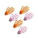 thumbnail image 5 of Pinzas para el pelo de mano de esqueleto de Halloween, 6 piezas, color rosa y naranja, pinzas para el pelo de esqueleto de Halloween, juego de pinzas para el pelo de hueso de manos, grado profesional, 5 of 8