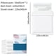 thumbnail image 3 of Juego de ropa de cama desechable de viaje de 4 piezas | Sábanas y funda nórdica para hotel | Funda de cama portátil de tela no tejida con sábana ajustable y 2 fundas de almohada para camping y pern, 3 of 6
