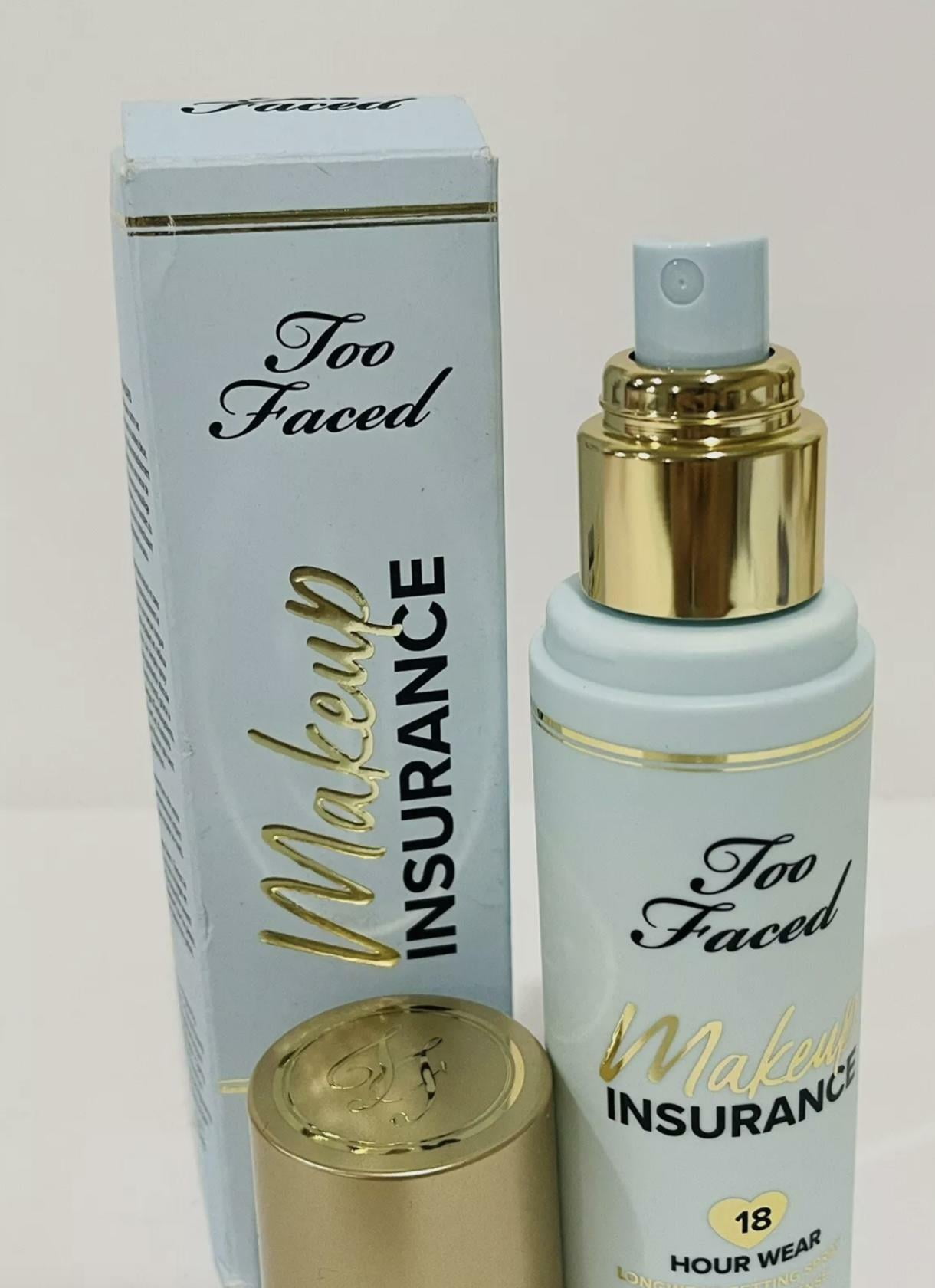 Too Faced Makeup Insurance 18 Hour Wear Longwear Setting Spray + Blue Light Defense - 4 fl oz / 118 mL