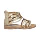 thumbnail image 2 of Sandalias Para Niñas Casuales Moda Verano Tipo Piel Oro dorado 15 Incógnita 013A5Y, 2 of 5