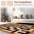thumbnail image 2 of ODIKA 4' x 6' Machine Washable Non-Slip Area Rug, Geometric Rectangle High Traffic Rug, Beige, 251076, 2 of 7