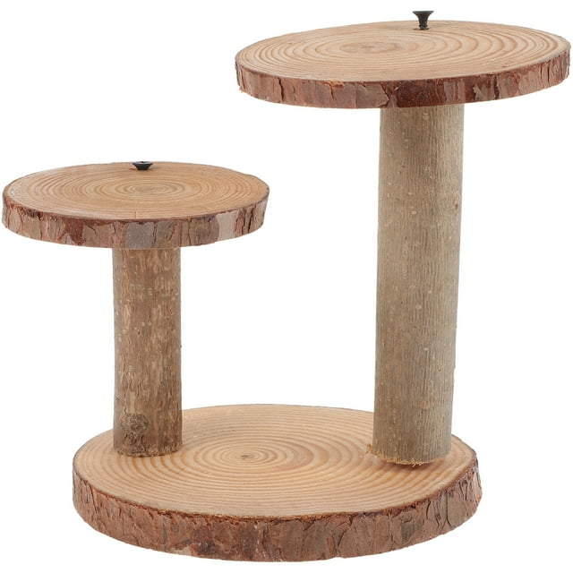 MasteelfCA 1Pc Wood Plant Stand Simple Style Flower Rack Wooden Flower Pot Holder