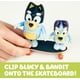 thumbnail image 4 of Pack de figuras Bluey Skateboarding 2.5 y Dad 3.27 multicolor Bluey, 4 of 6