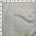 thumbnail image 4 of oneOone Velvet Yellow Fabric Tribal Sewing Craft Projects Fabric Prints By Yard 58 Inch Wide, 4 of 4