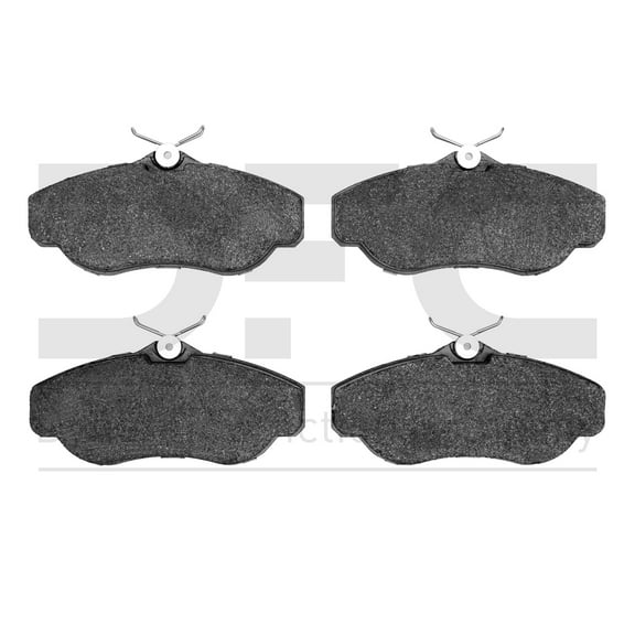 Dynamic Friction Company 5000 Advanced Brake Pads - Low Metallic 1551-0676-00-Front Set For 1995-2002 Land Rover Range Rover, 1999-2004 Land Rover Discovery
