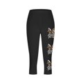thumbnail image 4 of Jjayotai Womens Pants, Yoga Pants Women, Women's Easter Yoga Pants, Bunny Eggs Printed Trousers, Womens Casual Capris Pants Leggings for Women Black^ XXL, 4 of 5