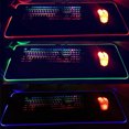 thumbnail image 3 of RGB Luminous Mouse Pad Luminous Mouse Pad LED RGB Gaming Mouse Pad Large Mouse Pad Gamer Led Computer Mousepad Big Mouse Mat with Backlight Carpet For keyboard Desk, 3 of 6