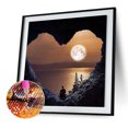 thumbnail image 2 of 5D bricolaje completo taladro diamante pintura corazón montaña punto de cruz bordado regalo Hugtrwg Para estrenar, 2 of 8