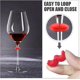 thumbnail image 2 of 24 Pieces Wine Glass Charms Labels, Silicone Wine Glass Beverage Markers, Compatible with Bar Party Martini Cocktail Champagne Stemware, 2 of 5