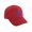 Red, variant on Low Profile Adjustable Baseball Dad Hat Cap Old English Font Alphabet A to Z, White Hat Royal I