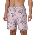 thumbnail image 2 of Balery Butterfly Mens Swim Trunks Swim Shorts for Men Quick Dry Inseam Beach Shorts with Compression Liner Pocket-Medium, 2 of 9
