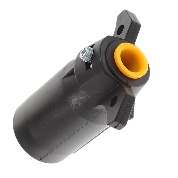 VERDANVERSE Trailer Light Plug Adapter, Black - Connects Taillights, Brake Lights, Turn Signals