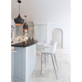 thumbnail image 2 of ZUO Magnus Chaise de Bar (Lot de 2) Blanc & Argent, 2 of 6