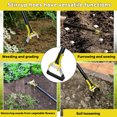 thumbnail image 3 of ROMUCHE Hoe Garden Tool,59in Garden Hula Hoe Stirrup Hoe Weeding Loop Tools Stainless Steel Multipurpose Gardening Tools for Weeding Loosening Soil Planting Farm, 3 of 12
