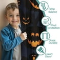 thumbnail image 3 of Blackout Kids Curtains,Halloween Glowing Pumpkins Pattern Childrens Insulated Curtains Set Of 2,Bedroom Essentials,Toddler Room Decor 42"x54", 3 of 5