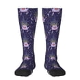 thumbnail image 2 of Lsque Lavender Flowers Printed Crew Socks Men's Women's LightWeight Thin Casual Calf Socks ,Knee High Socks,Cotton Socks, 2 of 9