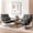 Dark Gray, variant on CELTOSS Modern Accent Chair, Comfy Lounge Chair with Plush Cushion, Sofa Chair with Metal Frame, for Bedroom, Living Room and Home Office, Ivory