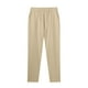 thumbnail image 4 of Pantalones de lino para hombre ligeros de verano: cintura elástica con cordón, pantalones informales de playa, poliéster, tallas S-XXXL para yoga y vacaciones, 4 of 6