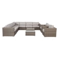 thumbnail image 2 of Living Source International 11-Piece Sectional Set w/ Cushion in Gray, 2 of 5