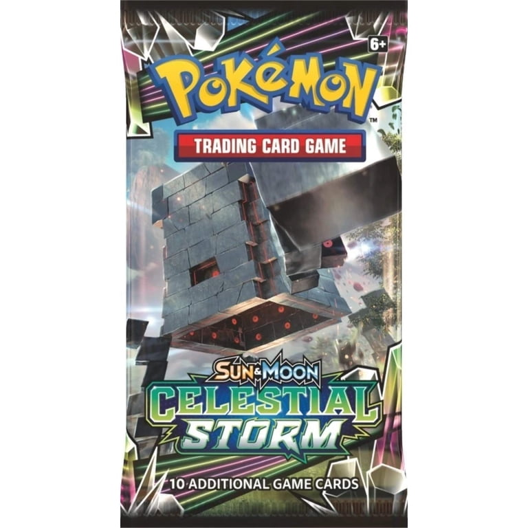 pokemon sun and moon celestial storm booster pack Pokmon TCG & Moon: Toys & Games Face the winds of change head Celestial Storm PTCGL Codes |