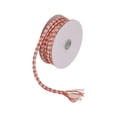 thumbnail image 4 of Cordel decorativo para envolver regalos, manualidades, tejido, 10 m rojo blanco, 4 of 9