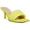 Citron, variant on Womens Snazzy Faux Leather Mule Kitten Heels