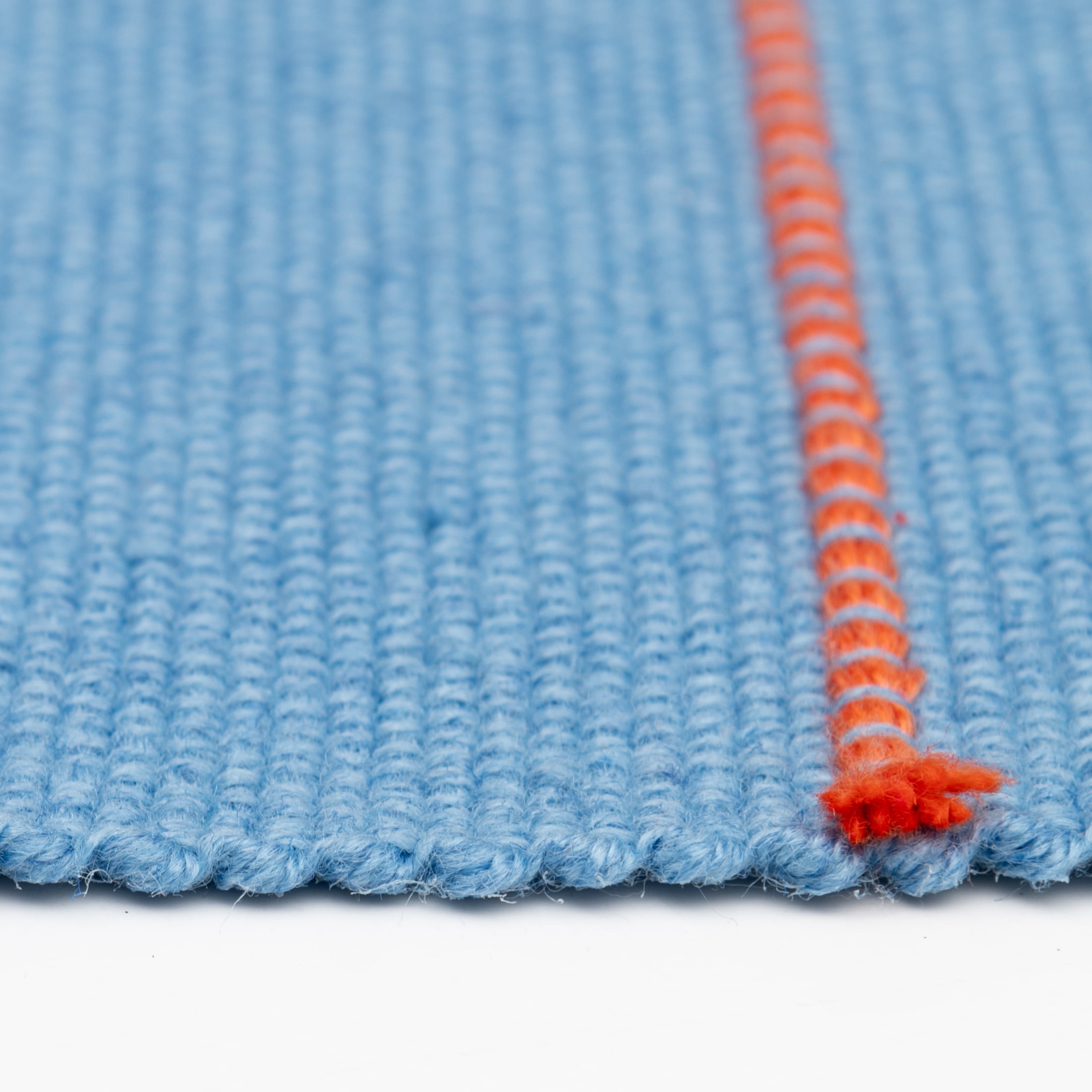 Mainstays by Becky G. & Alejandra Indoor/Outdoor Layering Rug, Blue Stripe, 24" x 36"