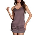 thumbnail image 2 of Asgosdo Pajamas for Women Set Camisole Top and Shorts Soft Comfy Pajamas Set 2 Piece Outfits, 2 of 4