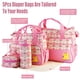 thumbnail image 5 of Set de Bolsas para Pañales TeqHome 5 Piezas Resistente al Agua Rosa, 5 of 7