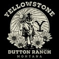 thumbnail image 2 of Women's Yellowstone John Dutton Ranch Montana  Graphic T-Shirt, 2 of 4