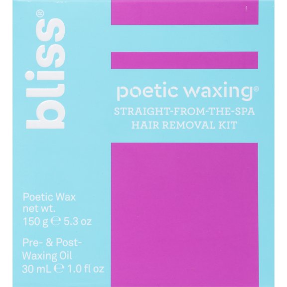 Bliss At-Home Waxing Kit 5.3oz Microwavable No-Strip Wax | Paraben & Cruelty Free